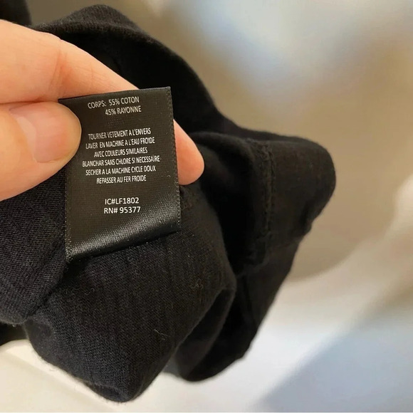 Sanctuary Black Tie Front Short Sleeve Dress Size Small - Picture 7 of 8